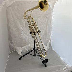 Heavy duty stand for Cimbasso or Ophicleide with adjustable height