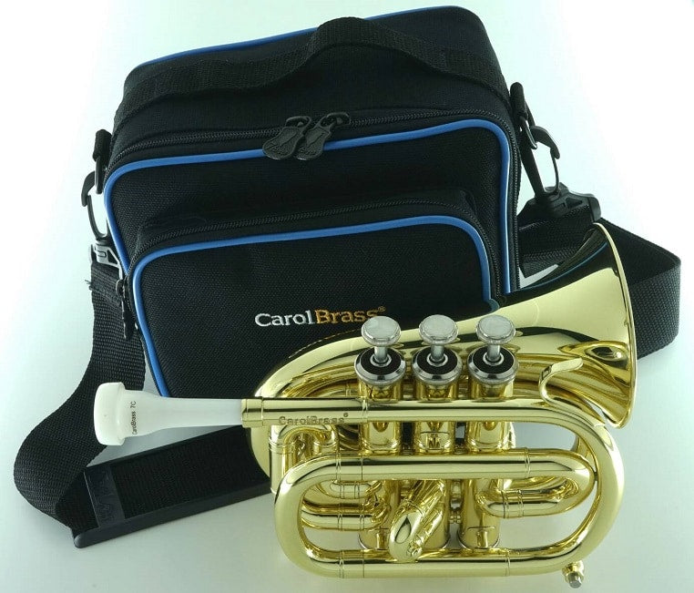 CarolBrass Mini Pocket Trumpet