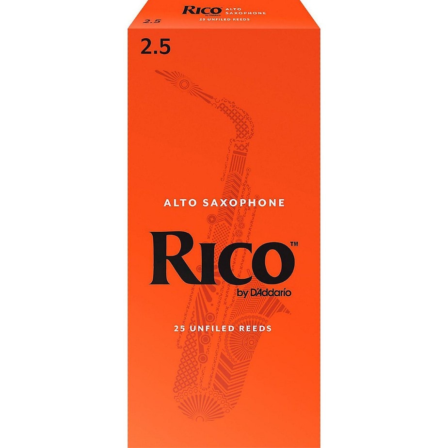 Rico Baritone Sax Reed 4番　25枚入り　旧パッケージ Rico Rico Baritone Saxophone Reeds Pack of 25 - Dillon Music