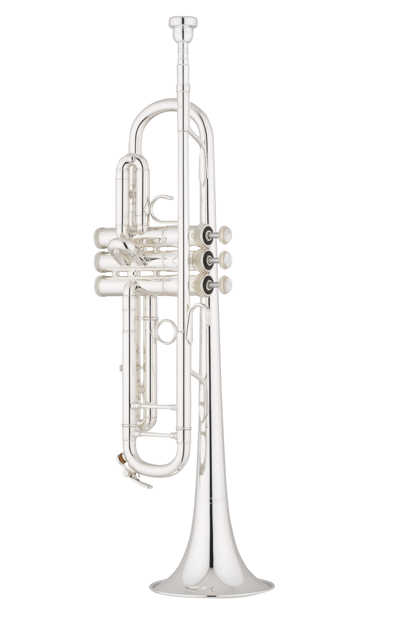 S.E. SHIRES TRQ10S Q-Series Professional Bb Trumpet Silver