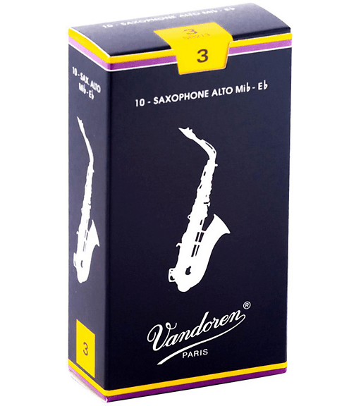 Box of 10 Vandoren Alto Sax Reeds from O'Malley Musical Box of 10 Vandoren Alto Sax Reeds from O'Malley Musical