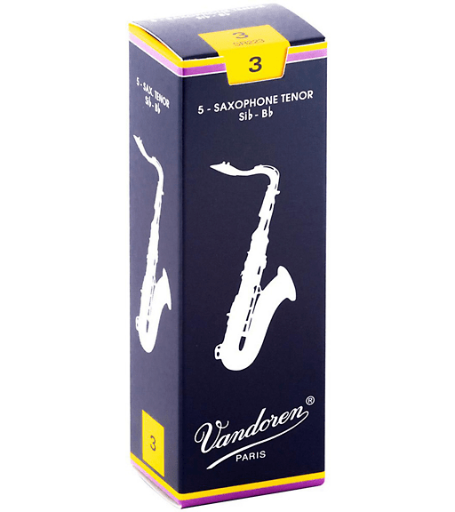 Box of 5 Vandoren Tenor Sax Reeds from O'Malley Musical Box of 5 Vandoren Tenor Sax Reeds from O'Malley Musical