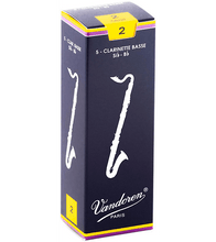 Box of 5 Vandoren Bass Clarinet Reeds